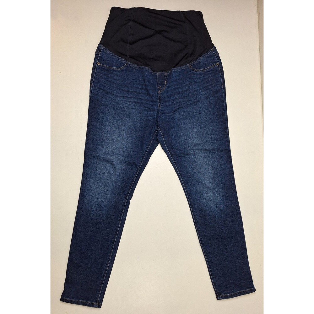 Isabel Maternity Skinny Jeans Blue Med Wash Stretch Denim Women’s 10/30R